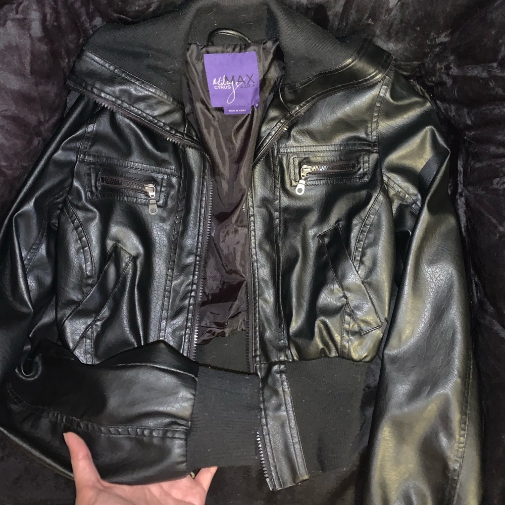 Miley Cyrus Leather Jacket